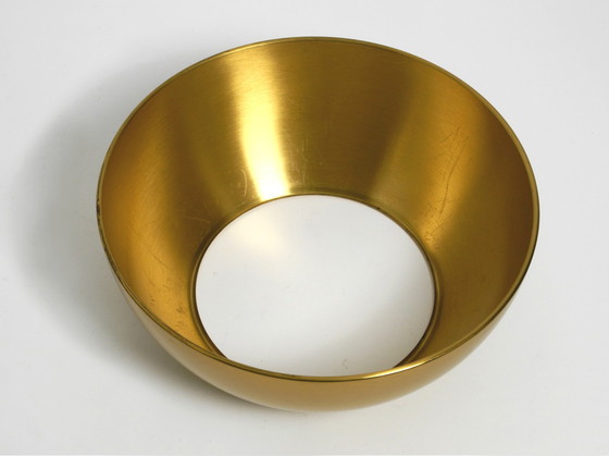 Image 1 of Magnifique Rare Original 1970 Florian Schulz Brass Suspension Light with Pulley System