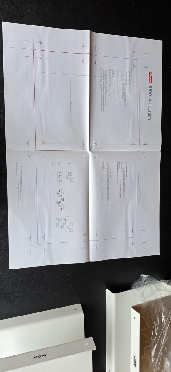 Image 1 of Gispen JUDD Wall System (Set van 2) – Design: Peter van de Water – NIEUW IN DOOS