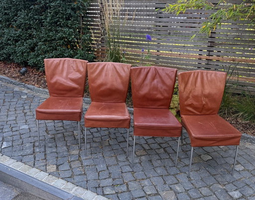 4 X Montis Spica Kernleder Braun