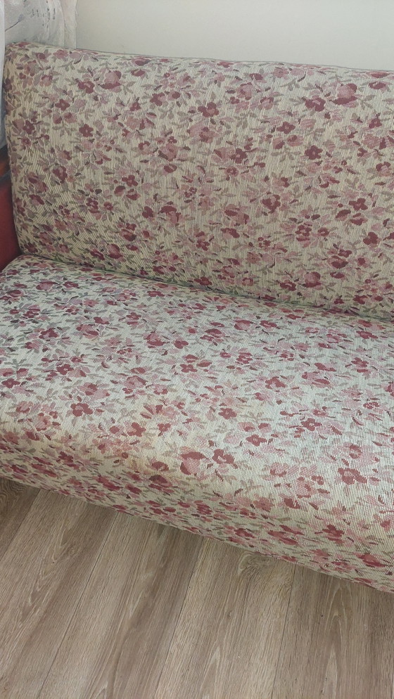 Mid-Century Sofa bed – Textile, Wood (photo 4 of 6)