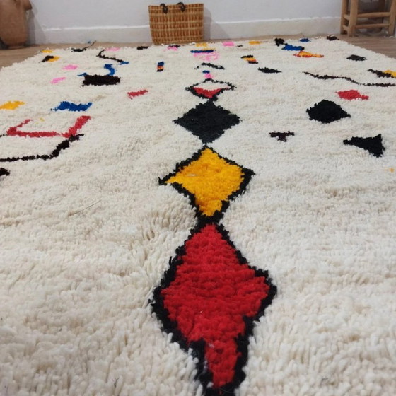 Image 1 of Berber Rug XXL Wool – Handcrafted Moroccan Artistry (300 × 195 cm)