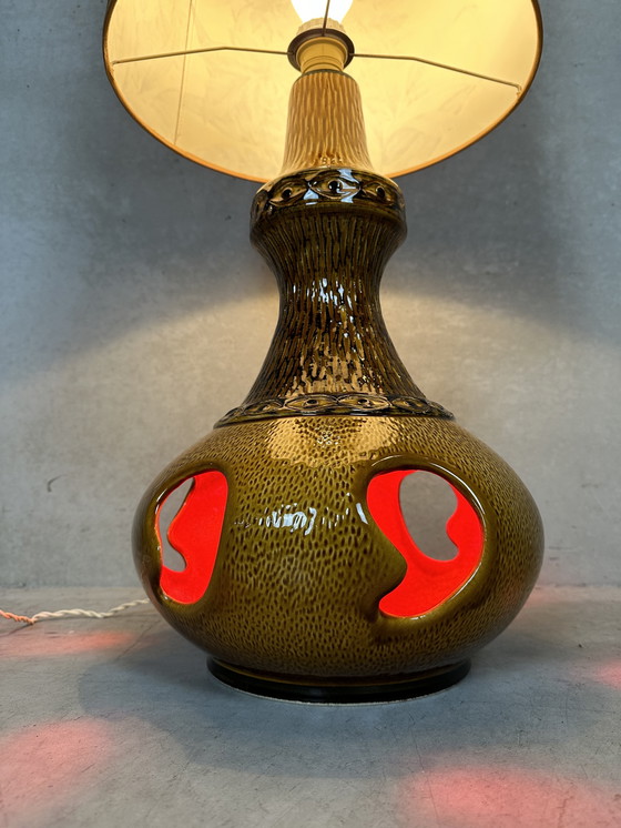 Image 1 of Vintage West Germany Fat Lava Floor Lamp - Bay Keramik