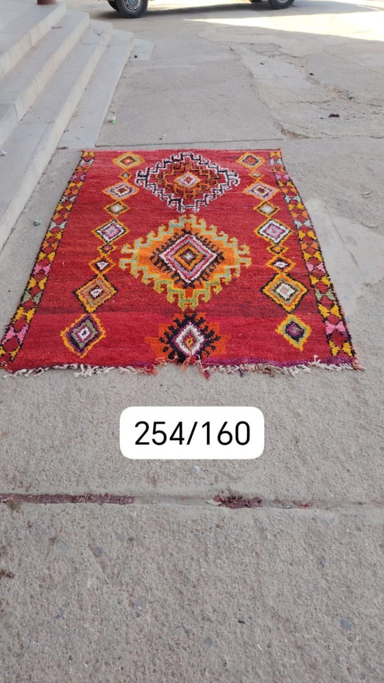 Image 1 of Handgeknoopt Berber kleed wol 254x160cm