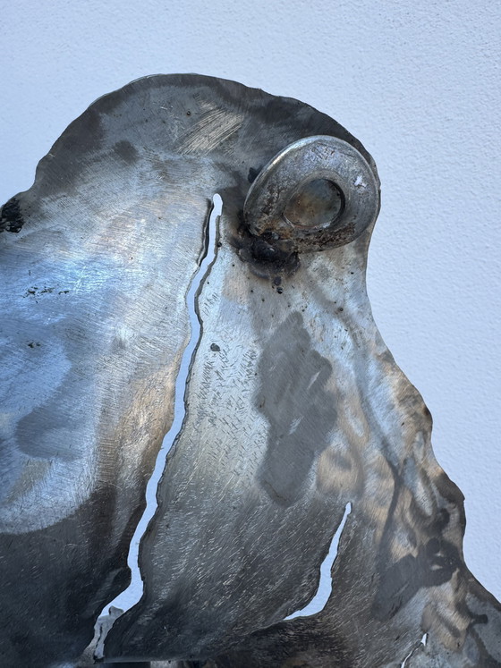 Image 1 of Handcrafted wrought iron wall sculpture