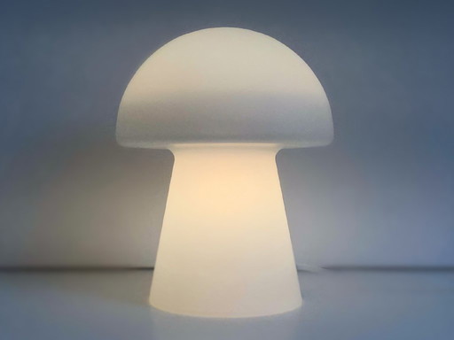 Vintage space age mushroom glazen lamp