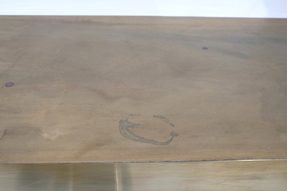 Image 1 of Grote console van messing, Italië, jaren 1960