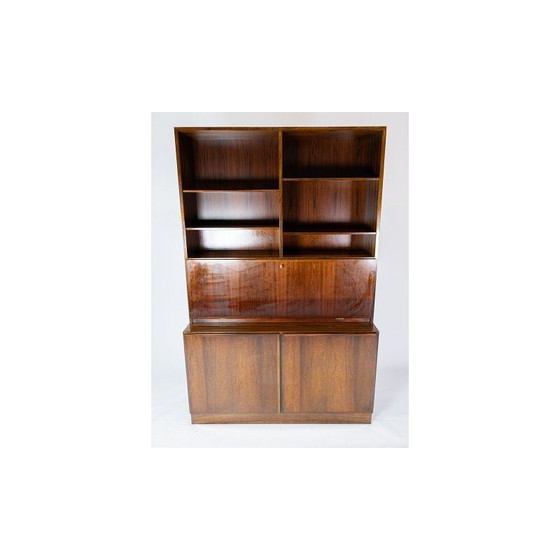 Image 1 of Vintage bookcase with rosewood pedestals "no. 9" by Omann Junior, 1960