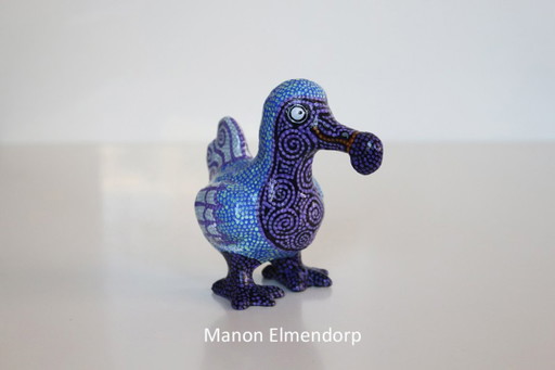 Figurina unica Dodo / Bird Art 100% fatta a mano, nuova