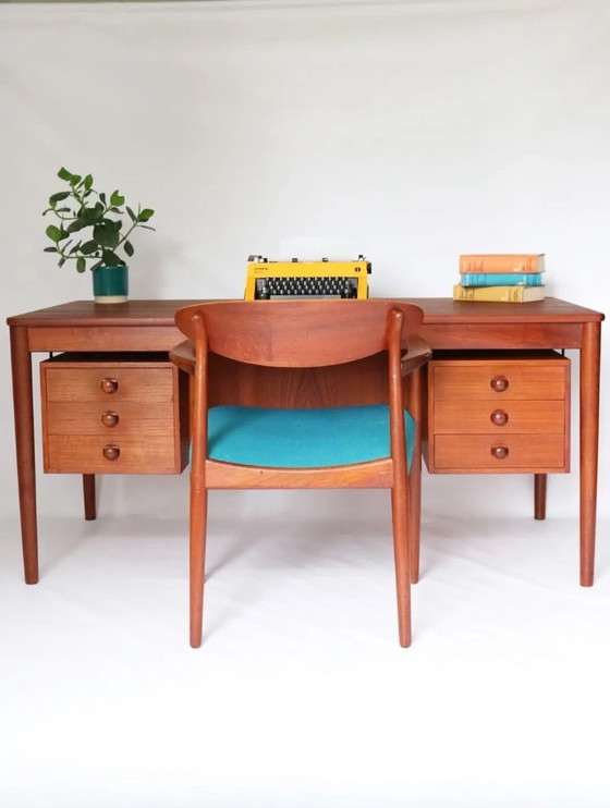 Image 1 of Vintage office chair Danish design executive retro kvadrat
