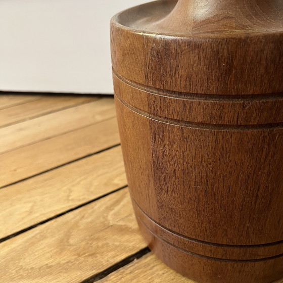 Image 1 of Vintage Scandinavian floor lamp in teak and brass, Tranås Stilarmatur, Sweden, 1960s