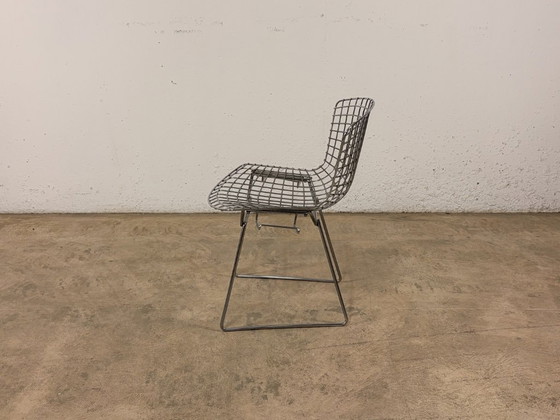 Image 1 of Chaise d'appoint Bertoia chromée, conçue par Harry Bertoia pour Knoll International, années 1980