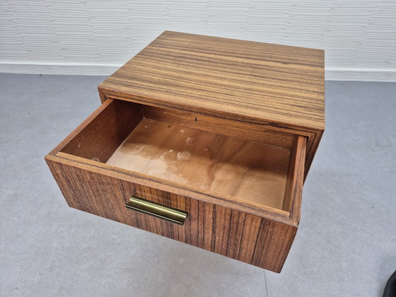 Vintage cabinet/Nightstands/side table Pastoe style. – Metal, Wood (photo 12 of 14)