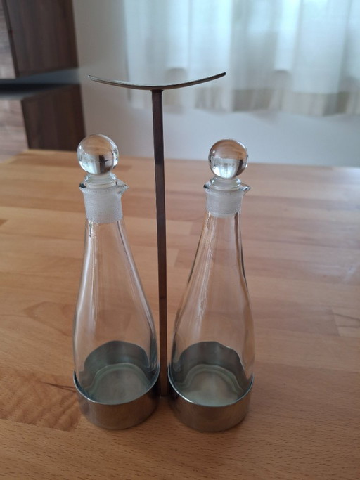 Vintage azijn- en olieset uit de jaren 60 van Marianne Denzel - Berndorfer Metallwarenfabrik