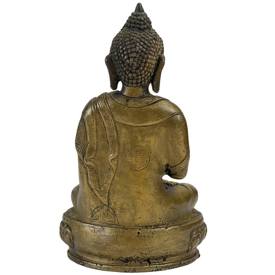 Estatua antigua de bronce de Buda Zanabazar siglo XVIII Shramana Mudra – Esculturas, Bronze (photo 5 of 11)