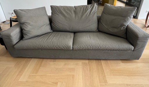 Italian 3-seater designer sofa by Flexform