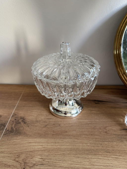 Sucrier vintage cristal 