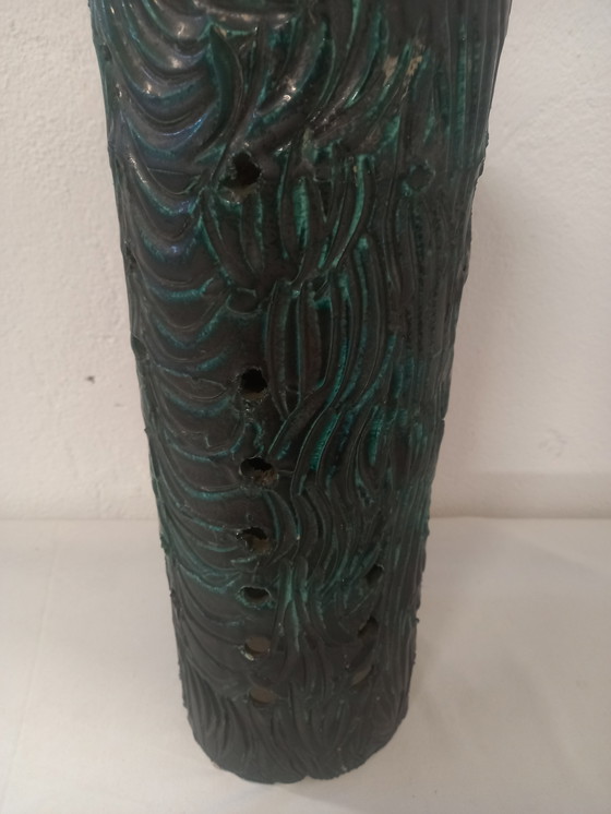 Image 1 of Vintage glazed ceramic vase