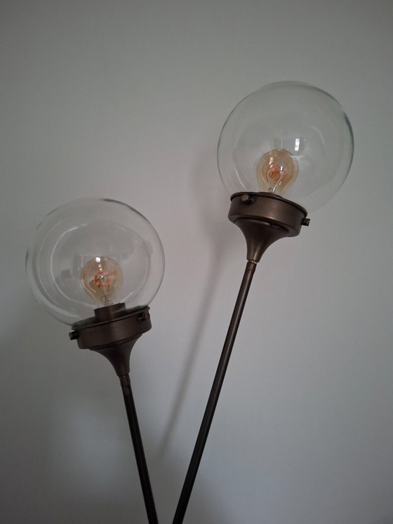 2 Design Lampen Tafellampen/ Vloerlampen. – Metal (photo 6 of 13)