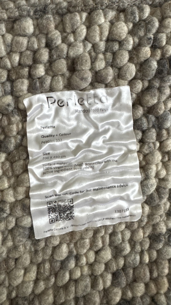 Image 1 of Perletta Pebbles 332 vloerkleed 200x450 cm wol