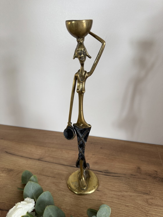 Image 1 of African bronze statuette