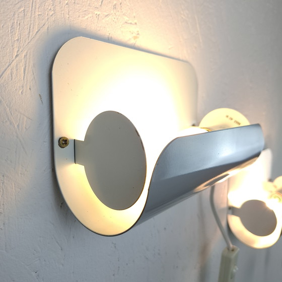 Image 1 of 2x vintage wandlamp Aneta Zweeds design