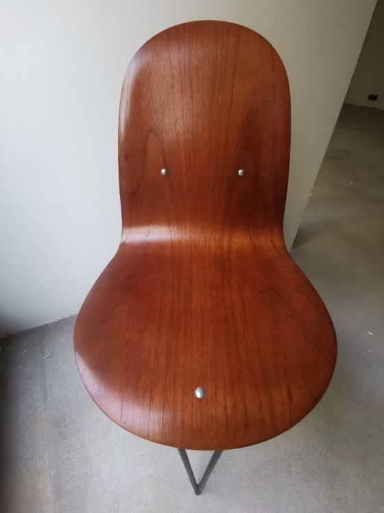 Paires de chaises tripodes par Enzo Strada pour Mobili Barovero – Mobili Barrovero, Chaises de salle à manger (photo 9 of 12)