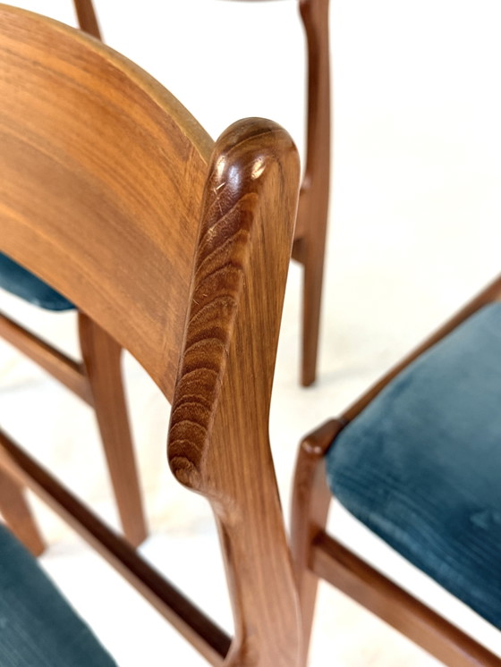 Image 1 of Set di 3 sedie da pranzo vintage, Erik Buch '70