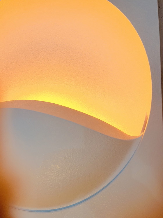 Zeer Uniek! XL Space Age “70’s Design Wandlamp – Wandlampen, Plastic (photo 3 of 11)