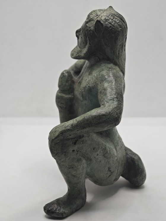 Image 1 of Bronze satyr, late 19th/early 20th century