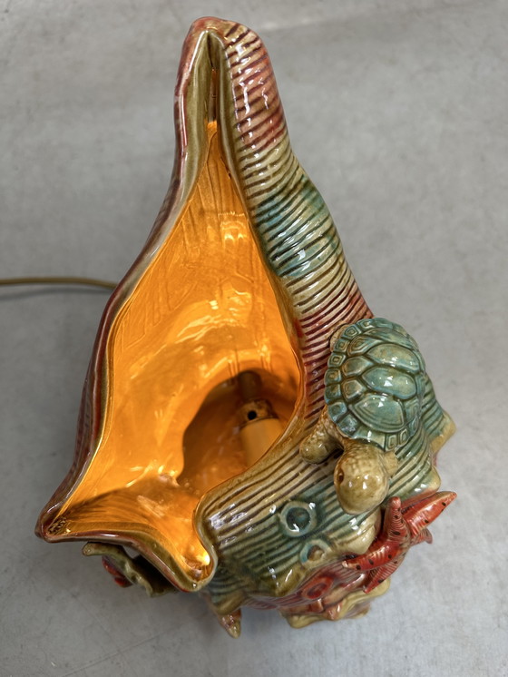 Image 1 of Vintage ‘tafereel’ lamp - keramiek