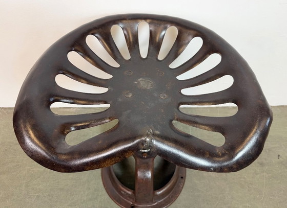 Image 1 of Vintage industriële draaistoel, jaren 1950