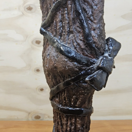 2 esculturas abstractas firmadas de figuras humanas (hombre y mujer) shibari / bondage (arte erótico) (photo 5 of 15)