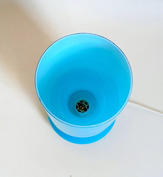 Image 1 of Lykta tafellamp turquoise blauw Hoogte Hoogte 25 cm