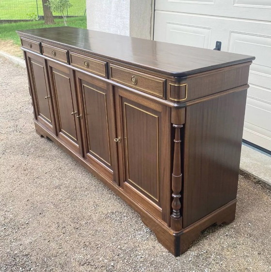 Image 1 of Louis Philippe style mahogany sideboard