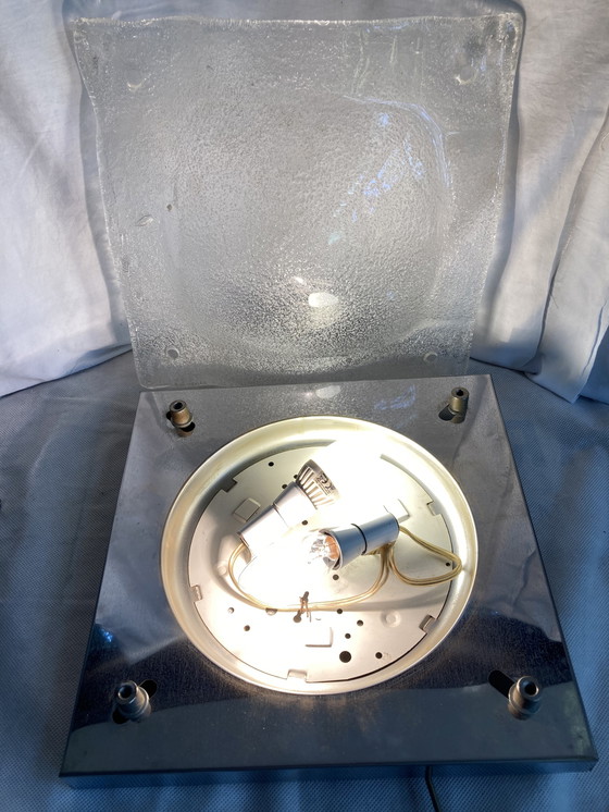 Image 1 of Applique Murale vintage 70’S verre de Murano travail Italien 