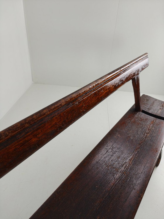 Panchina ferroviaria vittoriana in pino silvestre – Halstead’s Makers, Todmorden – Panche, Wood (photo 5 of 31)