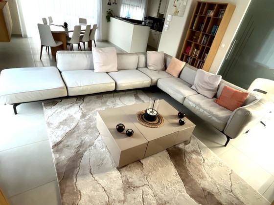 Camerich Avalon Ecksofa - Designersofa, Leder, Grau (Foto 3 von 6)
