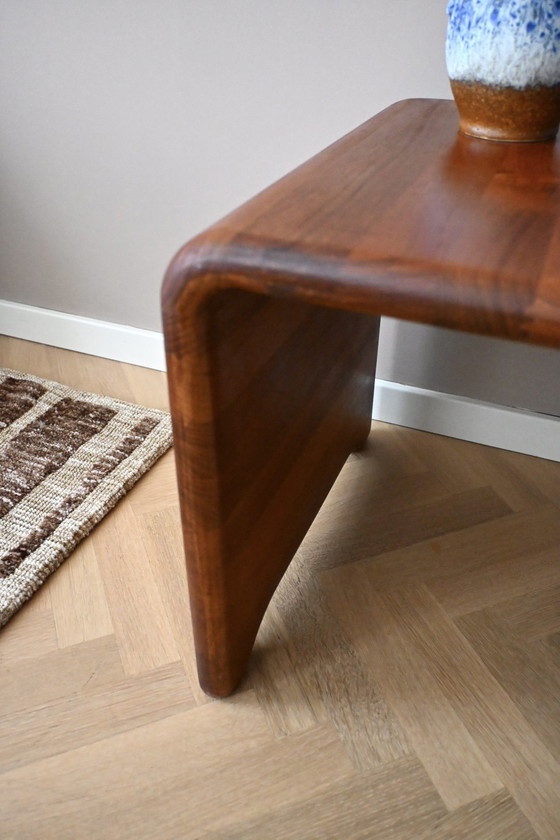 Danish Teak Side Table Hornbæk Møbelfabrik 1960s – Wood (photo 3 of 10)