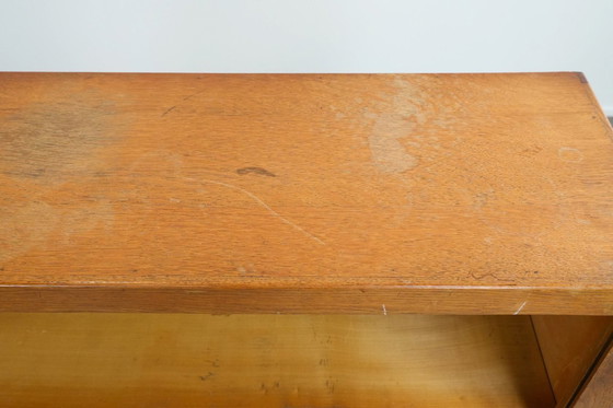 Image 1 of Antiek Art Deco kastje/boekenkastje uit begin 20e eeuw in Amsterdamse school stijl