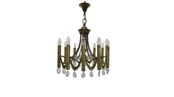 Image 1 of Lampadario neoclassico di Gaetano Sciolari, anni '60