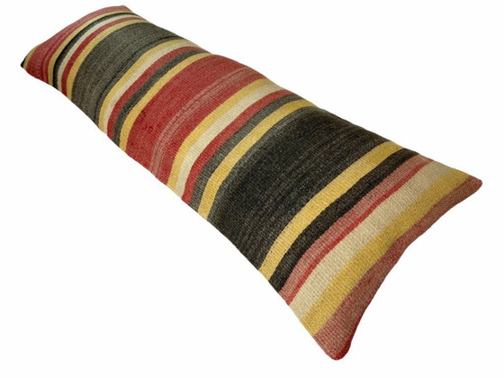 Image 1 of Unique Kilim & Carpet Cushion Cover – 120 x 40 cm