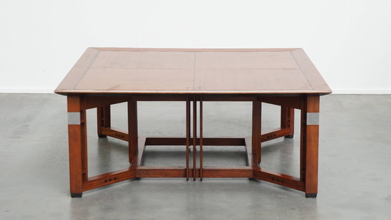 Image 1 of Large square Art Deco coffee table by Schuitema from the Decoforma series