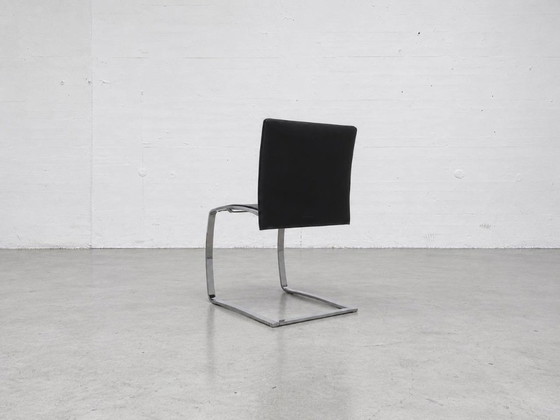 Sedia a sbalzo Zen Enrico Pellizzoni di Christian Werner – Sedie da camera, Leather, Vintage (photo 8 of 14)