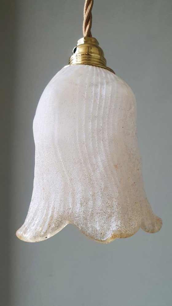 Image 1 of Set van 2 Vintage Murano hanglampen - Mid Century - Italy