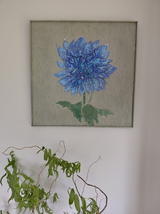 Image 1 of "THE STRONG BLUE DAHLIA" Gallery Suncorner