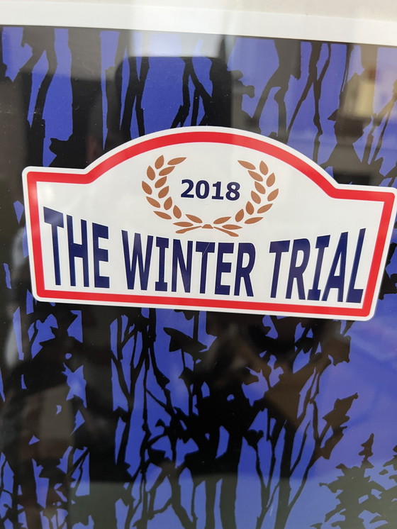 Image 1 of 2018 wintertrial rally gelimiteerde editie P. ENGLEBERT poster BMW 2002 55/250