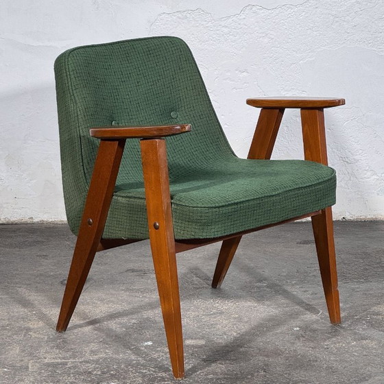 Chierowski Type 366 Lounge Chairs, Pair, 1960s – Józef Chierowski, Armchairs, Textile (photo 5 of 13)