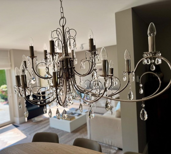 Image 1 of Crystal Chandelier by Leclerq & Bouwman Lighting
