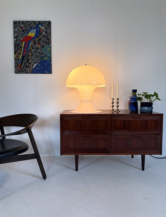 Image 1 of Vintage XL Deense mushroomlamp ‘Formel’, Frimann ‘70