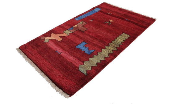 Image 1 of Original Persian carpet Gabbeh Ghashghai oriental carpet 192 cm x 119 cm old natural